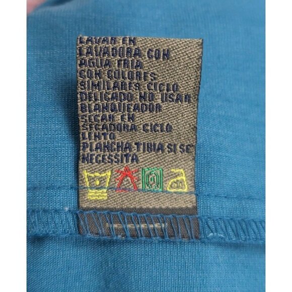 Vintage Roper Button Down Western Shirt Long Sleeve Teal Men's Size 2XT - Picture 8 of 8